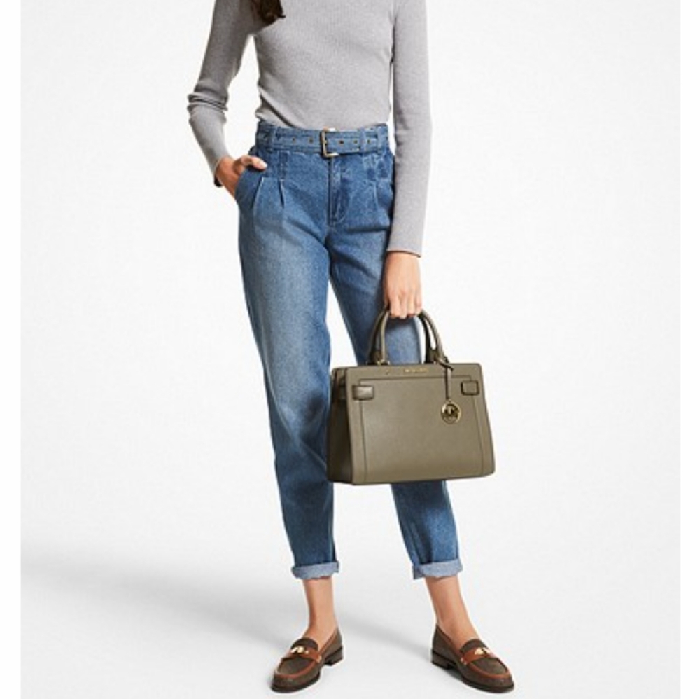 Michael Kors Rayne Medium Saffiano Satchel - Picture 3 of 8